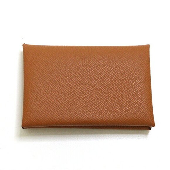 HERMES Brown Leather Wallet - Picture 1 of 3